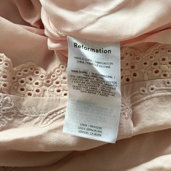 Reformation Marquette Dress Size 4 - Picture 5 of 5